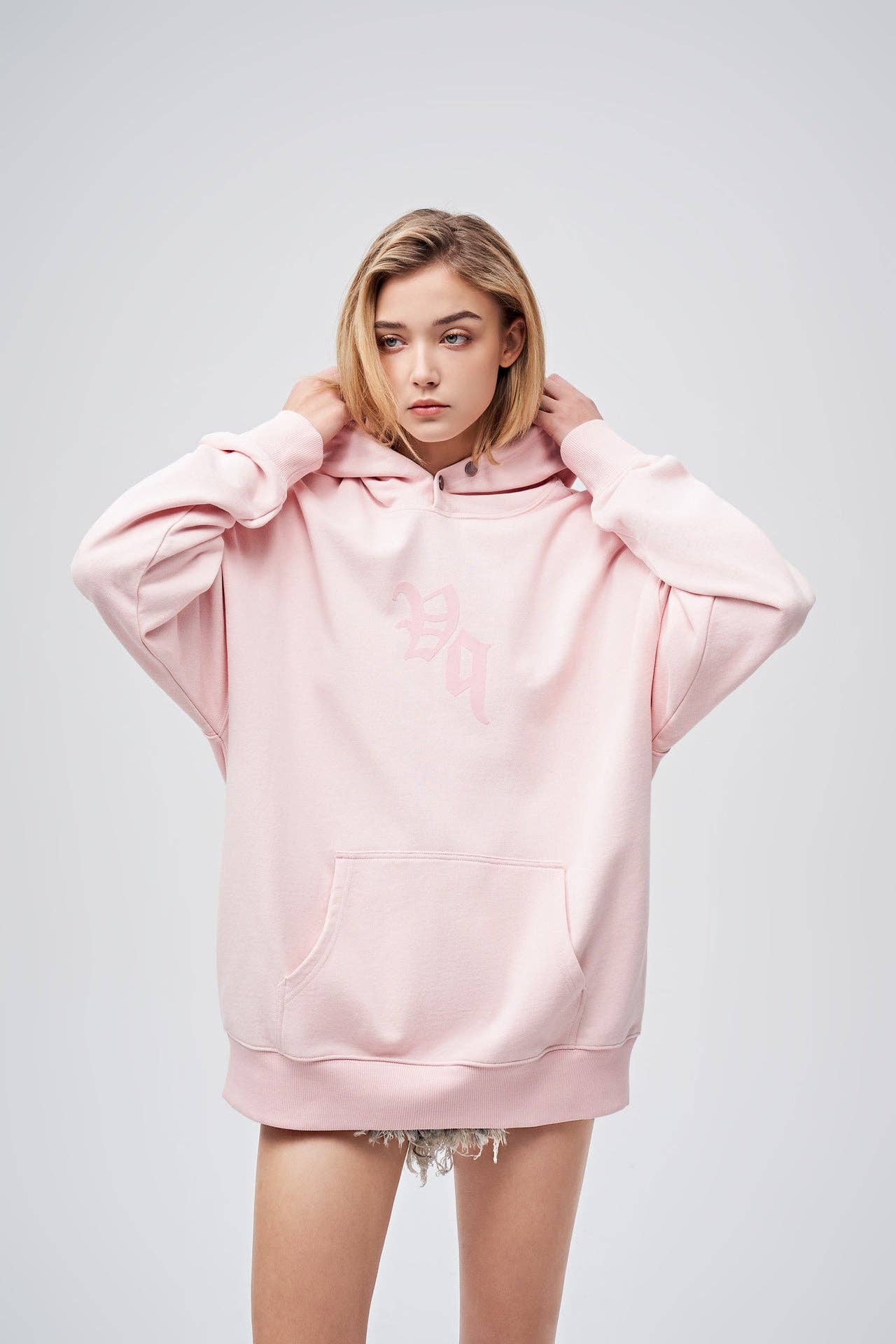 AMOO.90s Vintage Two Seasons Hoodie Pink — Medium