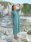 Artisan print design -  COTTON SHIRT DRESS