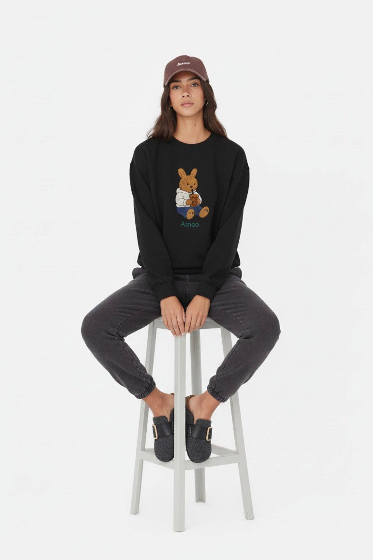 Boba Bunny Sweatshirt — Medium
