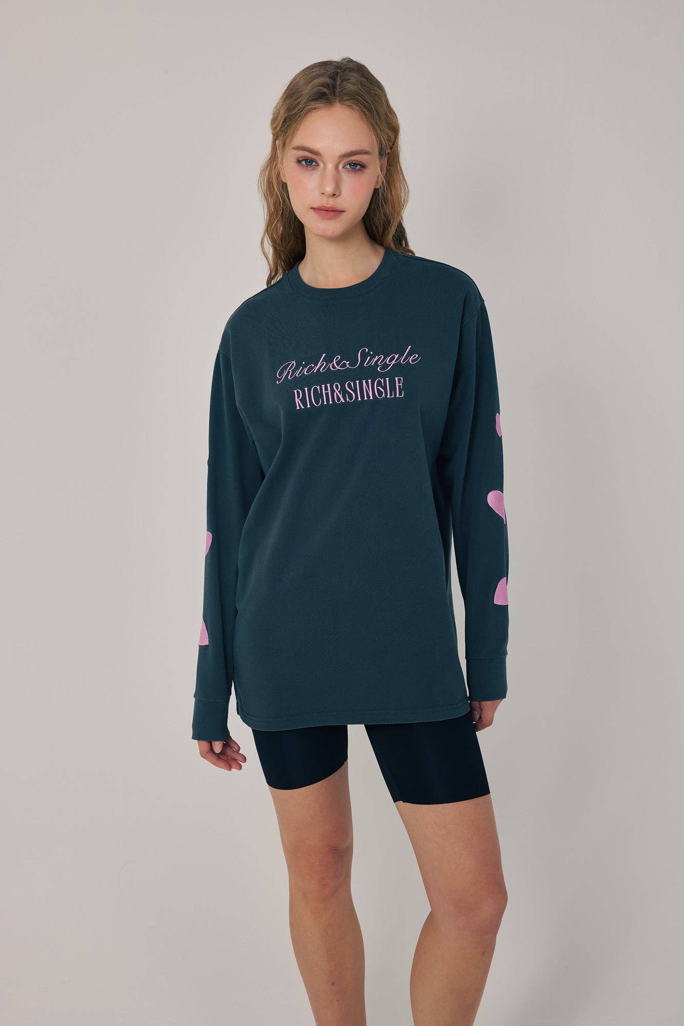AMOO. Rich & Single Lovestruck Long Sleeve — Large