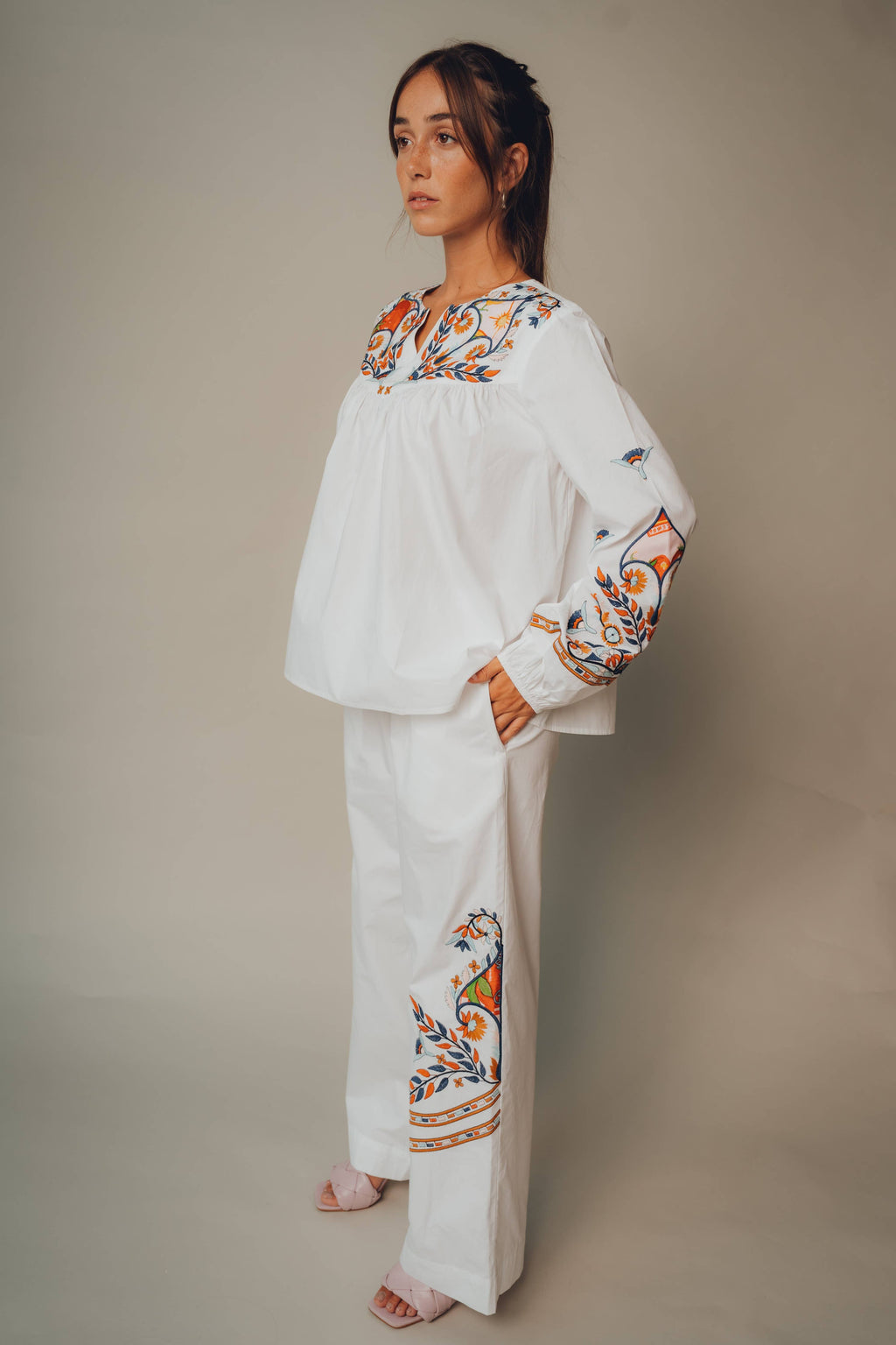 Kapda Casa.Serenade Blouse — White / Medium