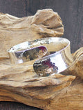 Sculptural silver cuff