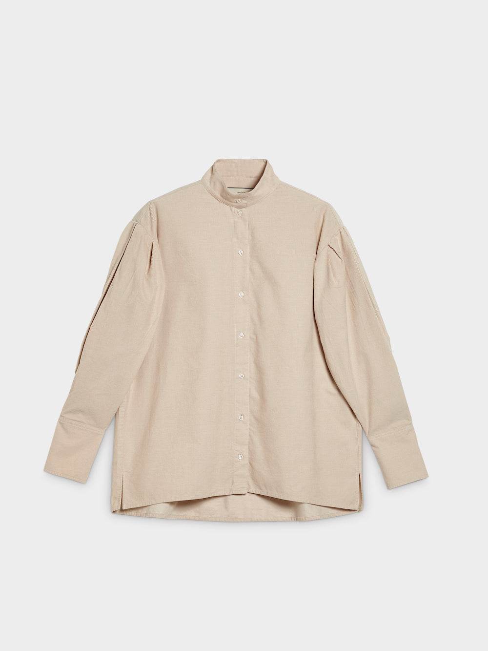 Fine Cord Blouse — Linen Beige / Size L