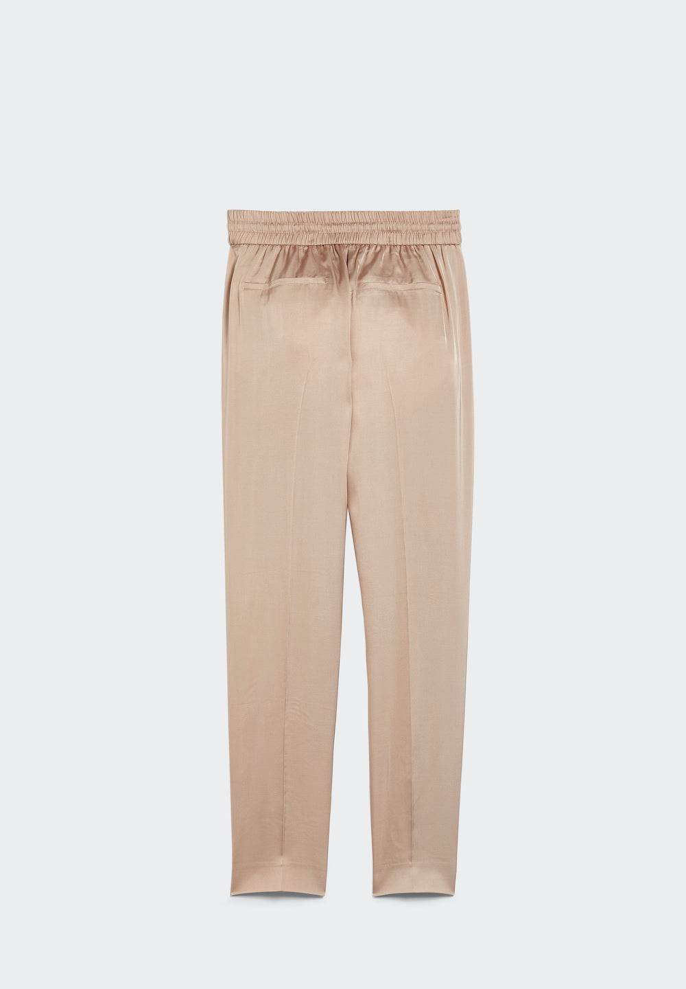 SPOON. Viscose Slipover Trousers — Nude / Size 38