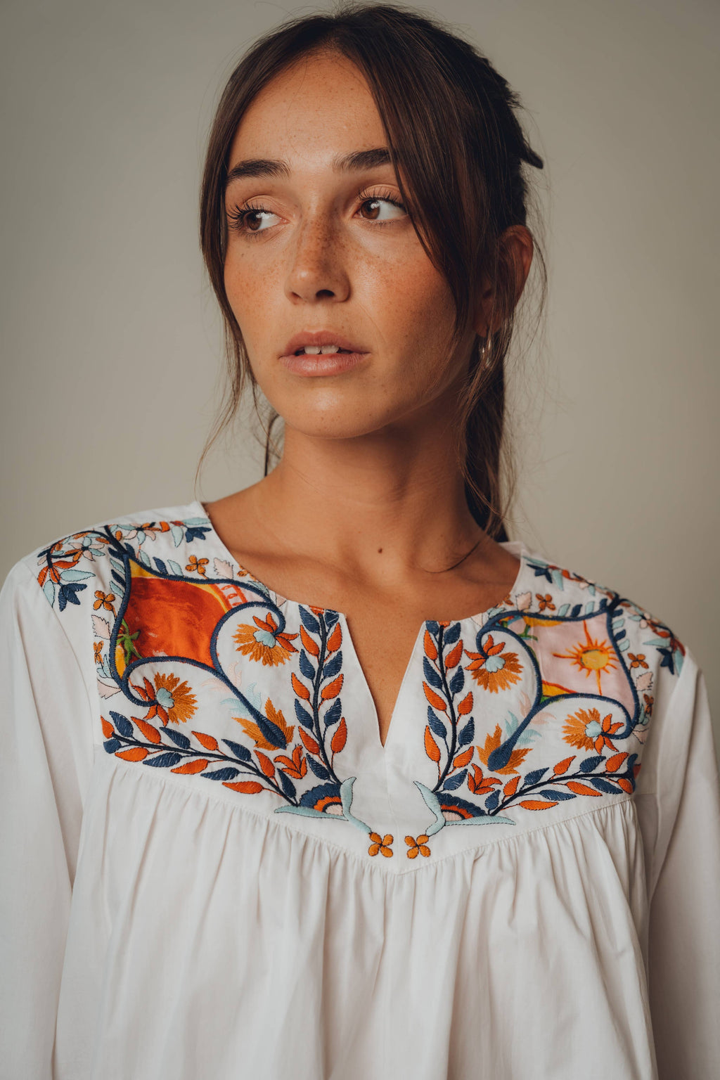Kapda Casa.Serenade Blouse — White / Medium