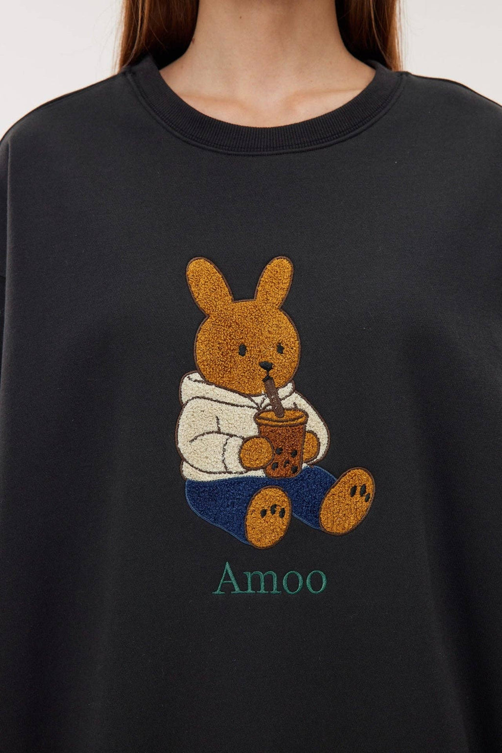 Boba Bunny Sweatshirt — Medium