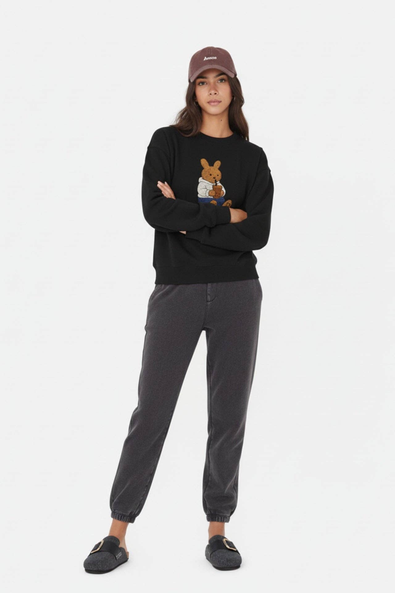 Boba Bunny Sweatshirt — Medium