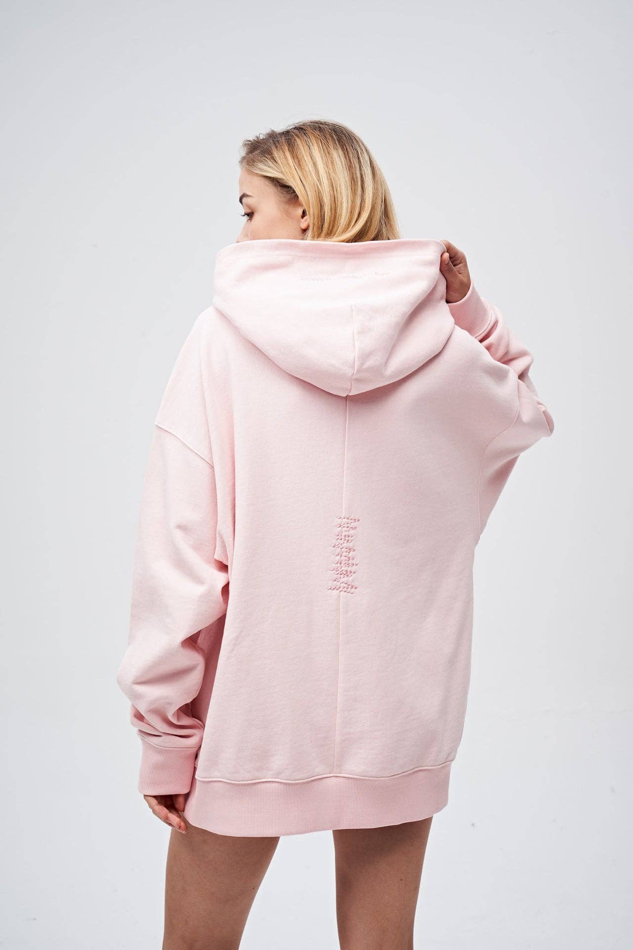 AMOO. 90s Vintage Two Seasons Hoodie Pink — Small