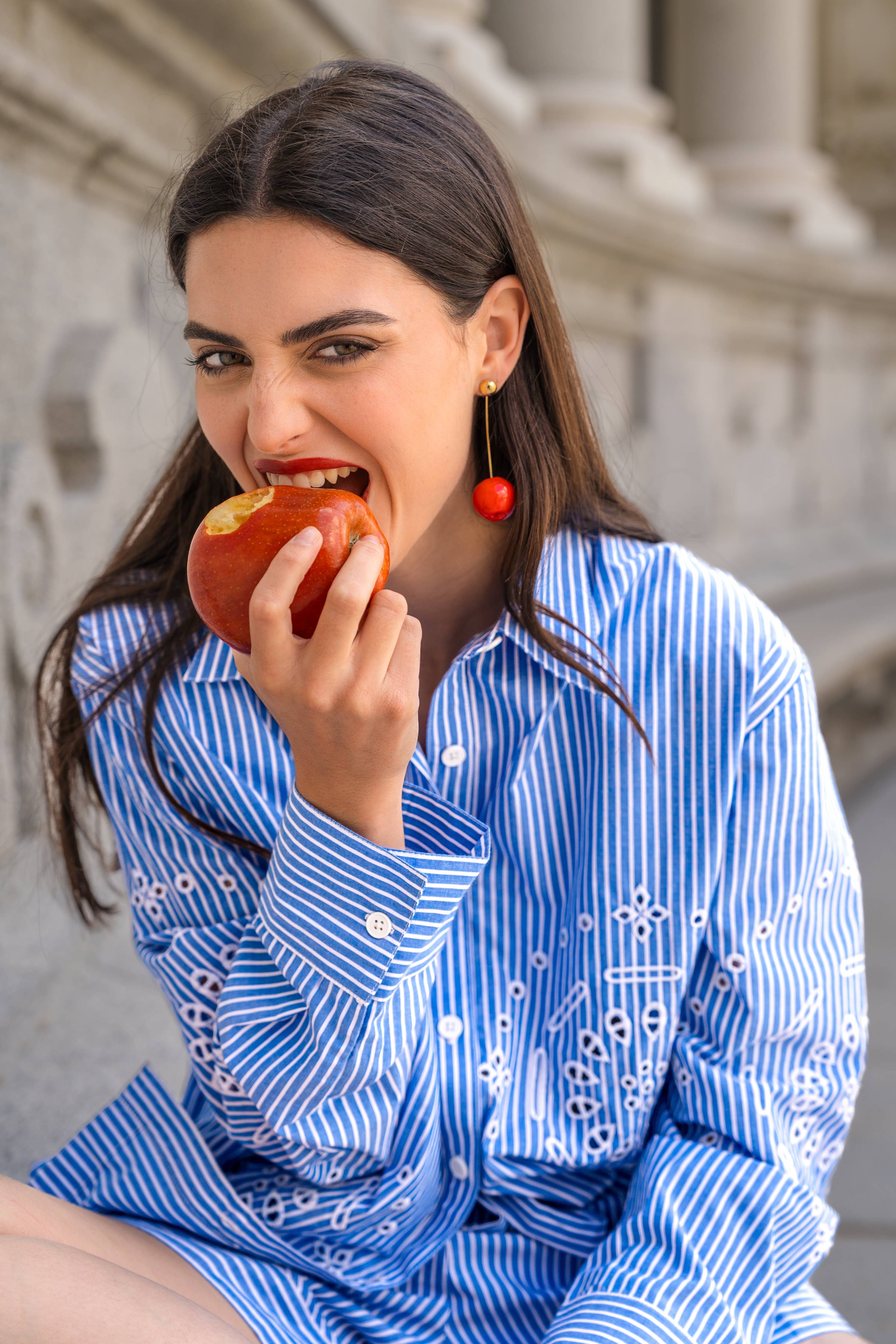 Kapda Casa. Marsella  Embroidered  Shirt & Shorts Set. S