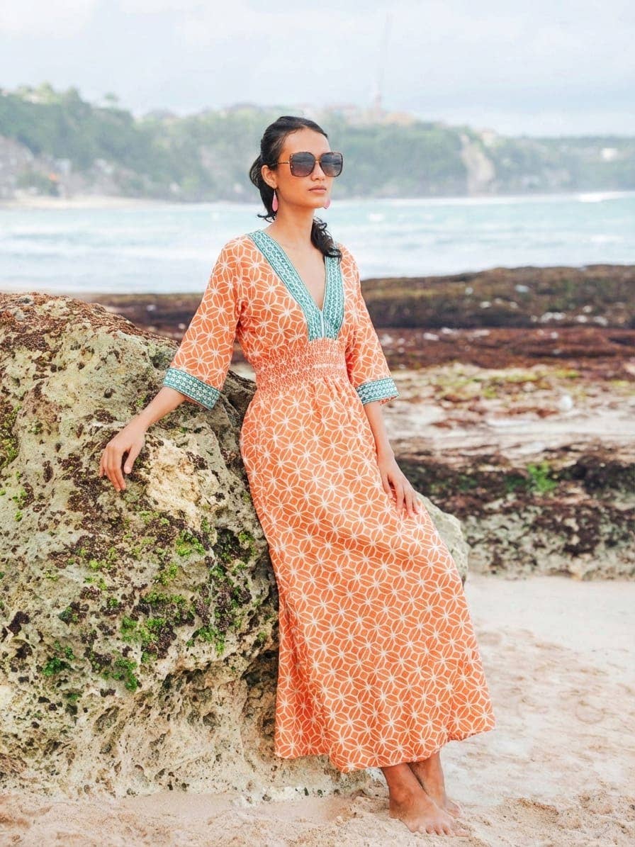 Artisan print design - Cotton dress