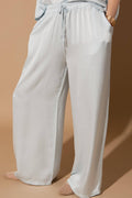 Marilou Silk Trousers: Ice Blue