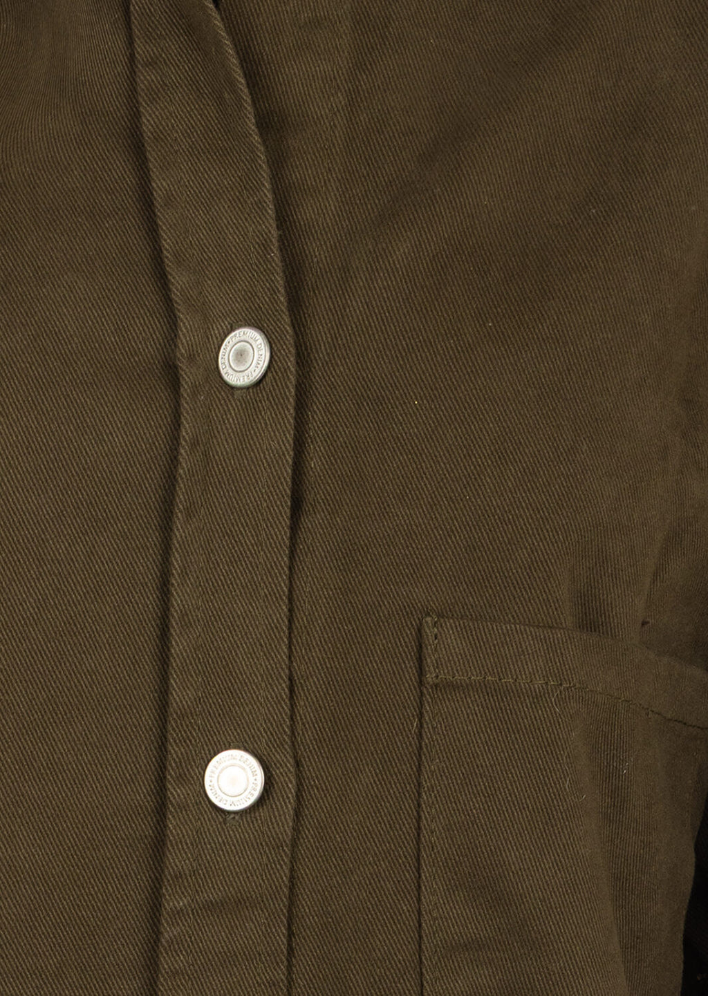 SORENA Hand-Painted Bee Jacket – Khaki Cotton Overshirt / Jacket