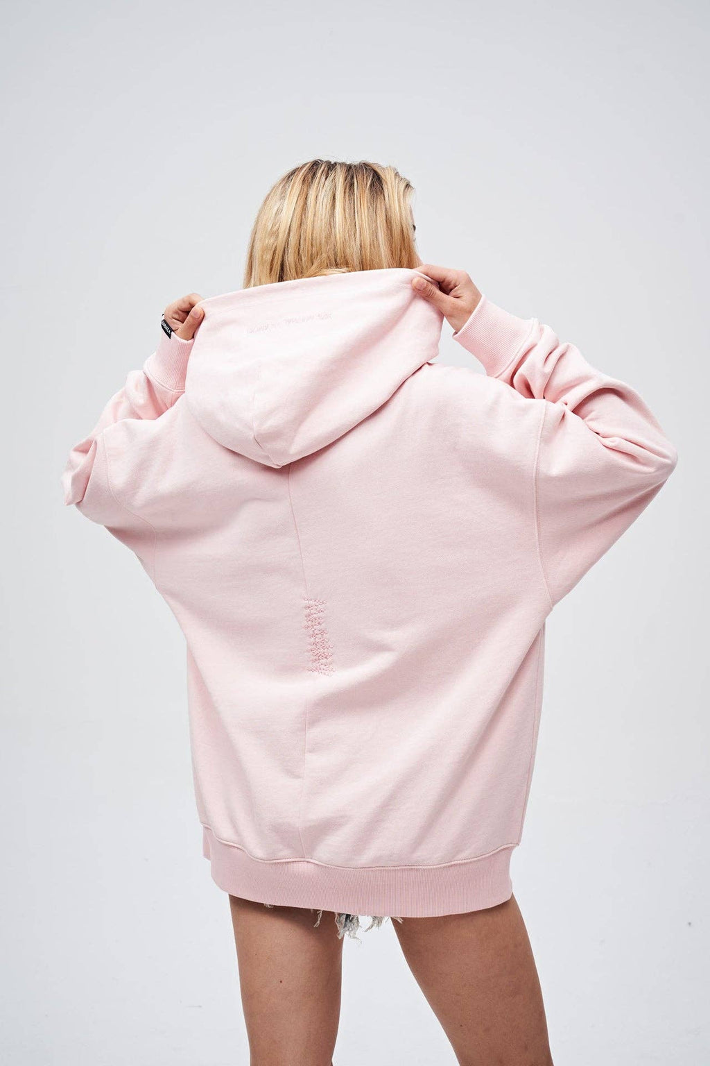 AMOO.90s Vintage Two Seasons Hoodie Pink — Medium