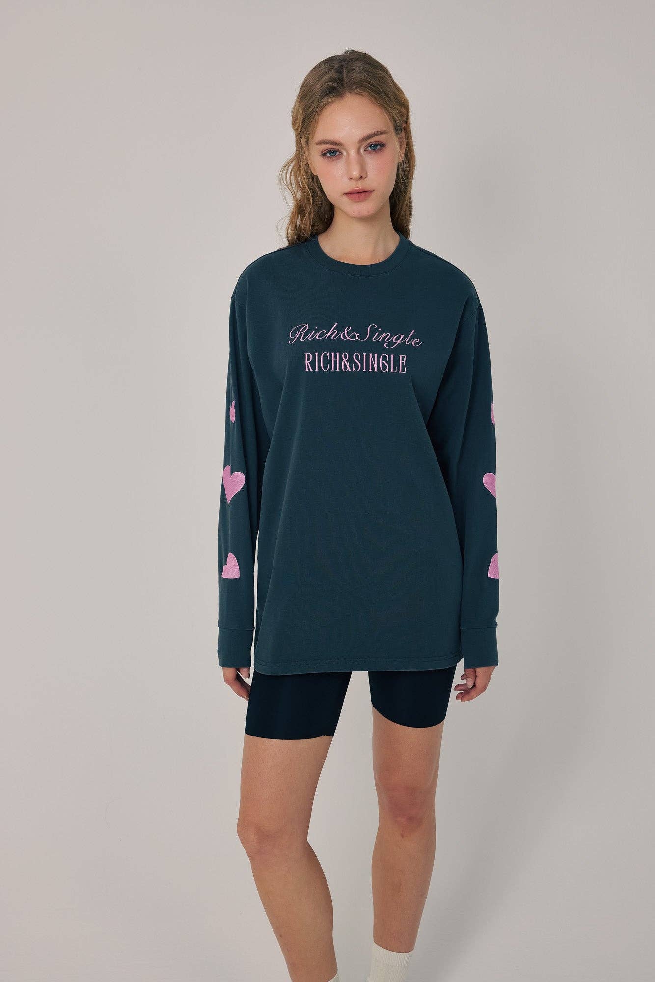AMOO. Rich & Single Lovestruck Long Sleeve — Large