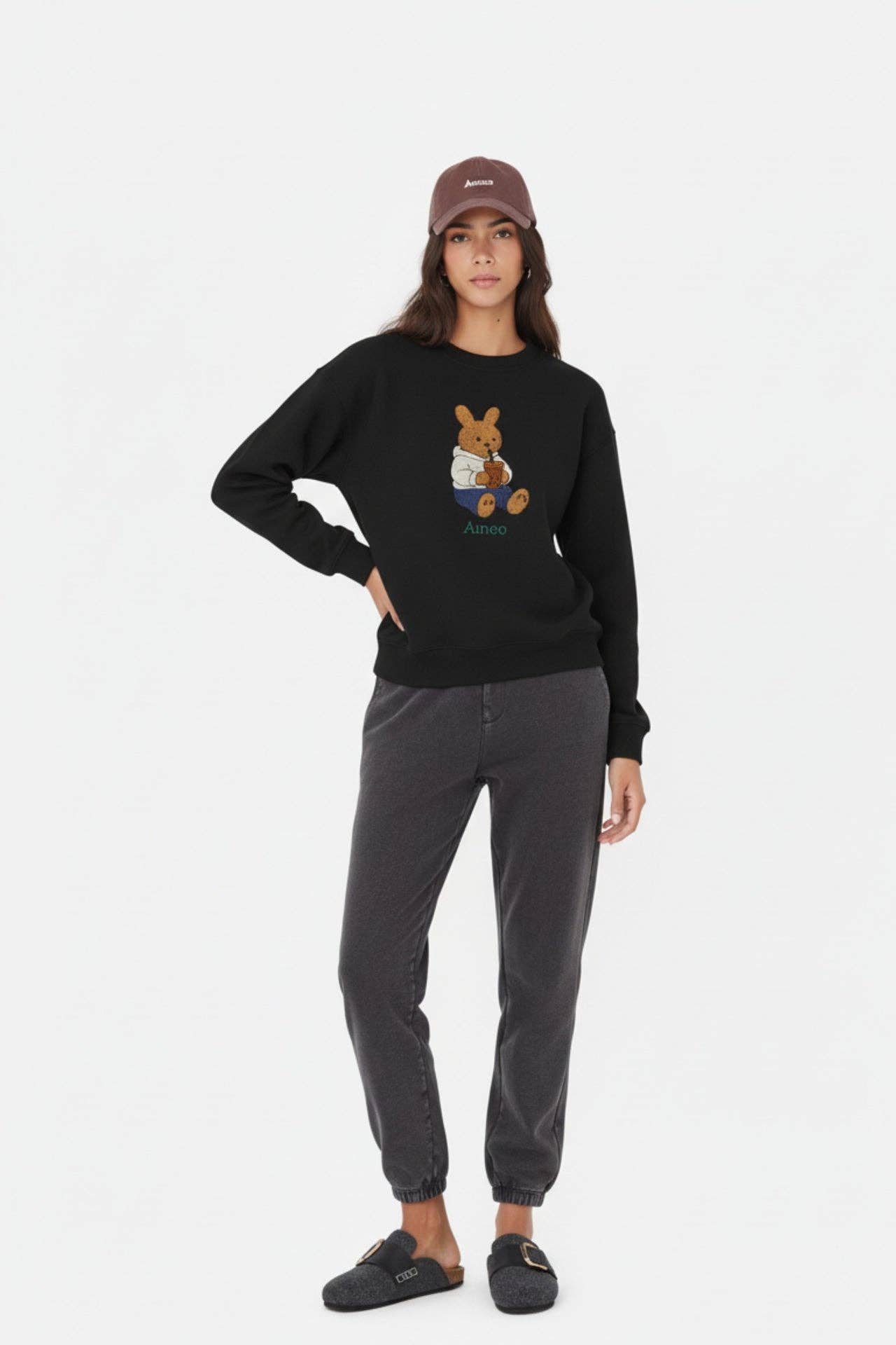 Boba Bunny Sweatshirt — Medium