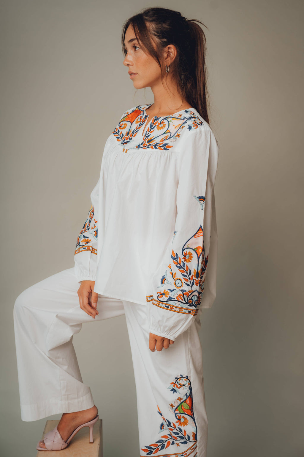 Kapda Casa.Serenade Blouse — White / Small