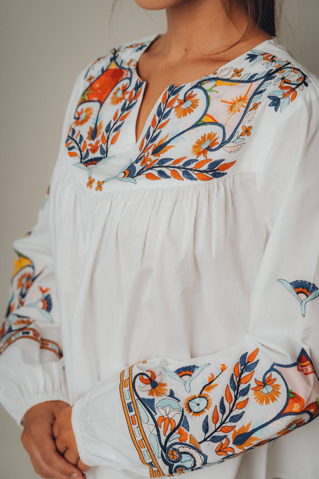 Kapda Casa.Serenade Blouse — White / Small